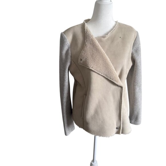 BB Dakota by Steve Madden - Women's Glenna Mixed Media Jacket • Size Large - Picture 11 of 15